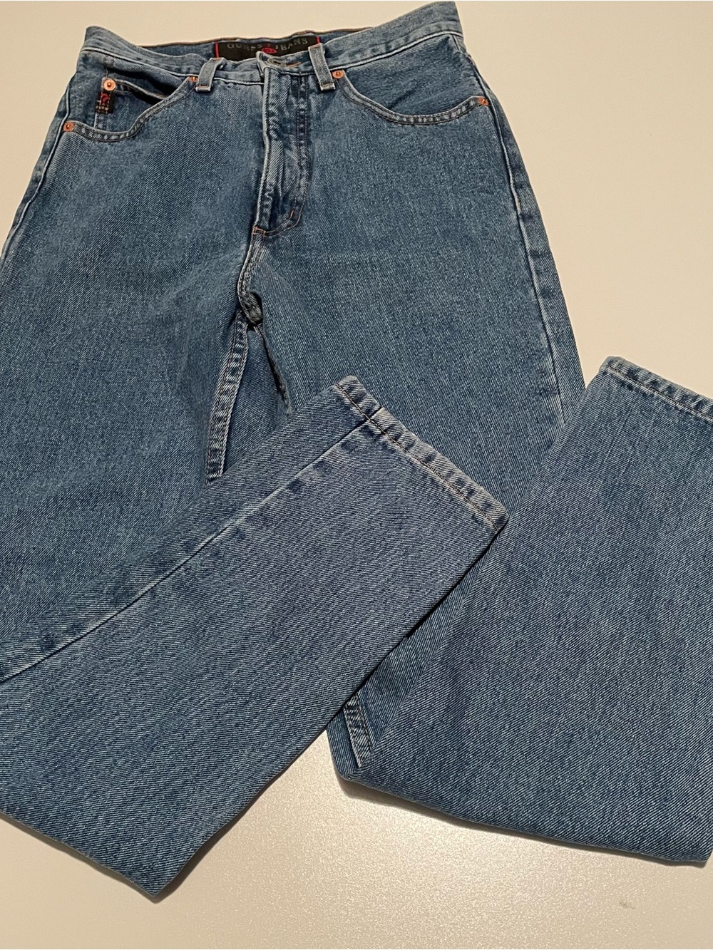 VTG Guess Jeans Classic Fit , Denim Blue, Made in USA  Size 27